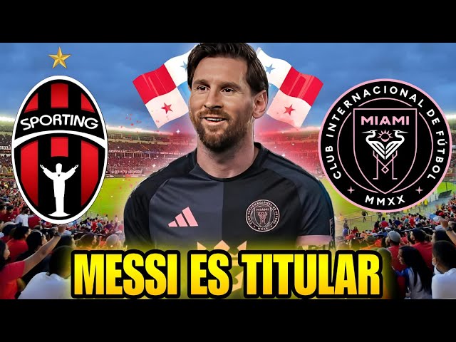 INTER MIAMI vs SPORTING SAN MIGUELITO  en vivo 🚨 MESSI TITULAR en su 3er juego de PRETEMPORADA 2025