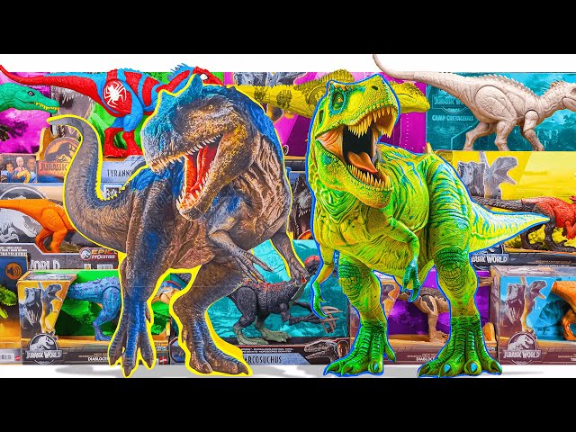 Unboxing Review Jurassic World | Dino Mystery Box, RC Raptor, Giant Dino Eggs, Transformer TRex ASMR