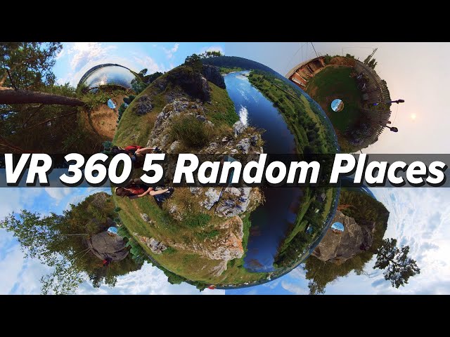 5 Random Places in 360 | Relaxing Meditative Virtual Travel to Russia | VR Ambisonics