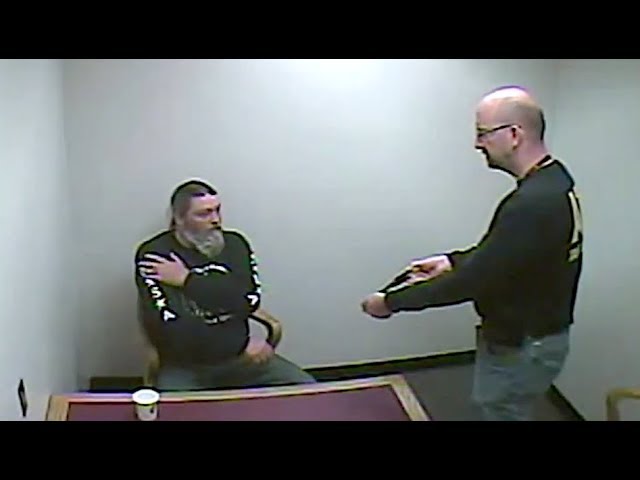 Police interrogation of outlaw biker gang leader 🏍