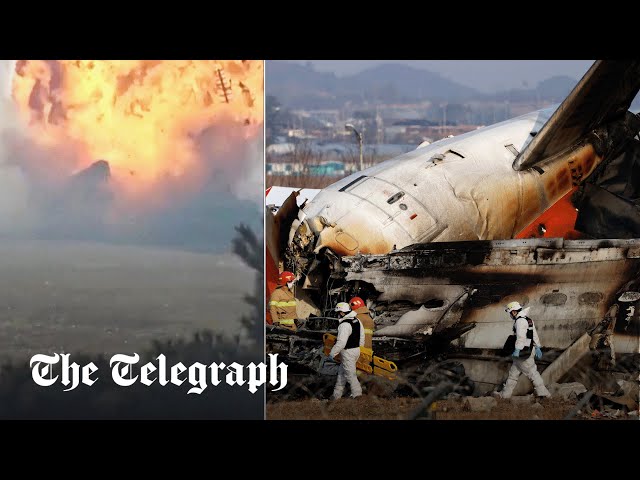 South Korea plane crash: Passenger jet smashes through wall, killing 179