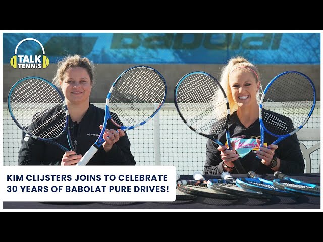 Kim Clijsters Talks All Things Babolat Pure Drive Racquets | Talk Tennis Podcast