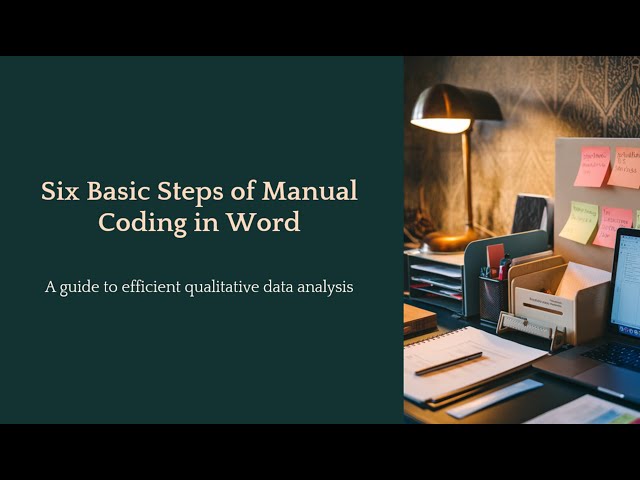 Master Qualitative Data Coding with Microsoft Word: Beginner-Friendly Guide