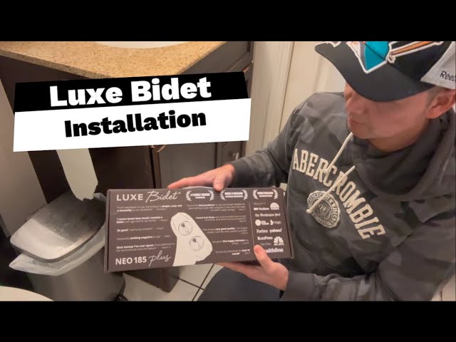 Bidet Toilet Seat  For Beginner /  Installation  Luxe Neo 185 #bidet  #toilet