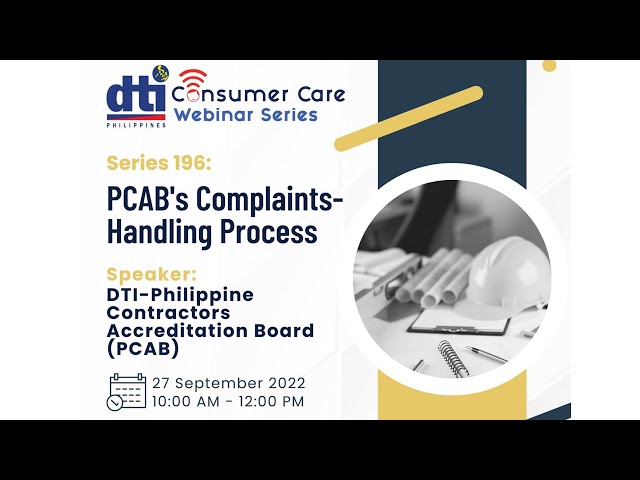 PCAB's Complaints Handling Process