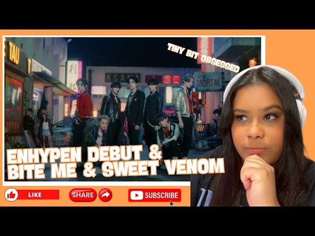 REACTING TO ENHYPEN: DEBUT SONG, BITE ME & SWEET VENOM M/V & DANCE PRACTISES 🌟