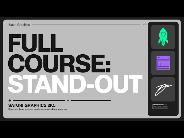 Graphic Design Course: How to Stand Out in a Saturated Design Industry