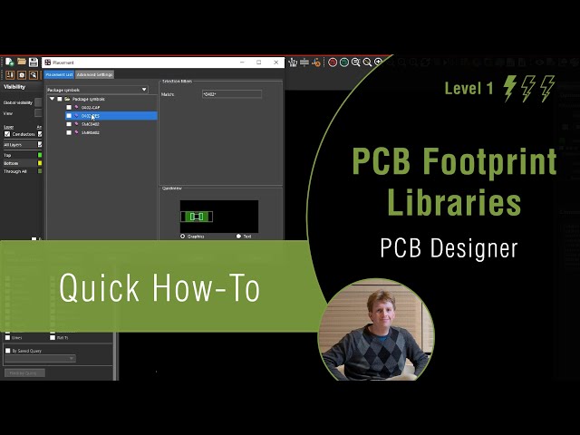 Where to Find Included PCB Footprint Libraries in OrCAD