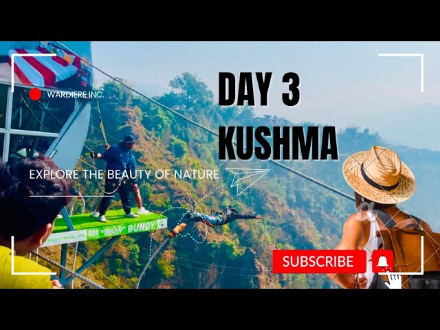 Bungy at kushma😉😉 || Day 3 ride to pokhara from beni || Great snacks within 500rs at cliff 💚