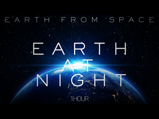 Earth From Space at Night - 1 hour of Calm Atmospheric Music with NASA ISS Footage (Arctic Audio)