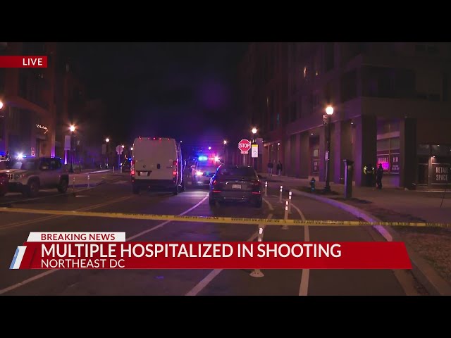 4 hospitalized in Northeast DC shooting