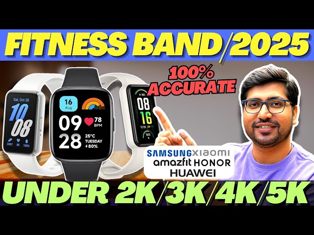 TOP 3🔥Best Fitness Band In India🔥Best Fitness Tracker 2025🔥Best Fitness Band Under 5000🔥