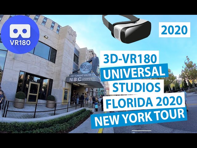 3D New York Tour | Universal Studios Orlando (VR180)