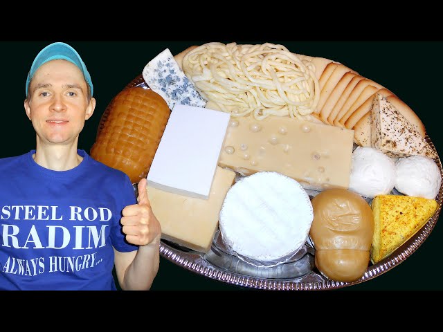 3+KG CHEESE PLATTER CHALLENGE 🧀😍 | 12 KINDS OF CHEESE, 10000 CALORIES!!