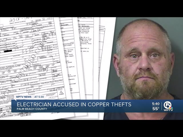 School electrician arrested in string of campus copper thefts