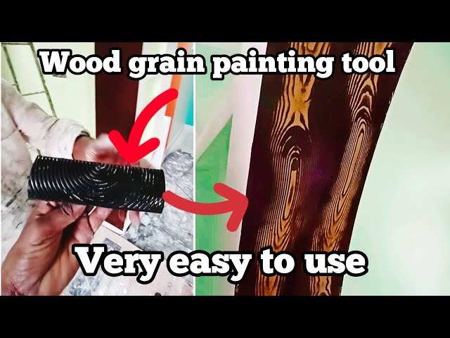 Trending wood grain door and arch,pop painting/very easy to use this wood grain painting tool 2024