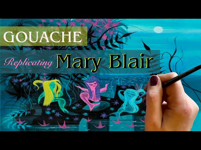 Gouache Techniques & Textures: Replicating Mary Blair’s Concept Art from Disney’s Peter Pan