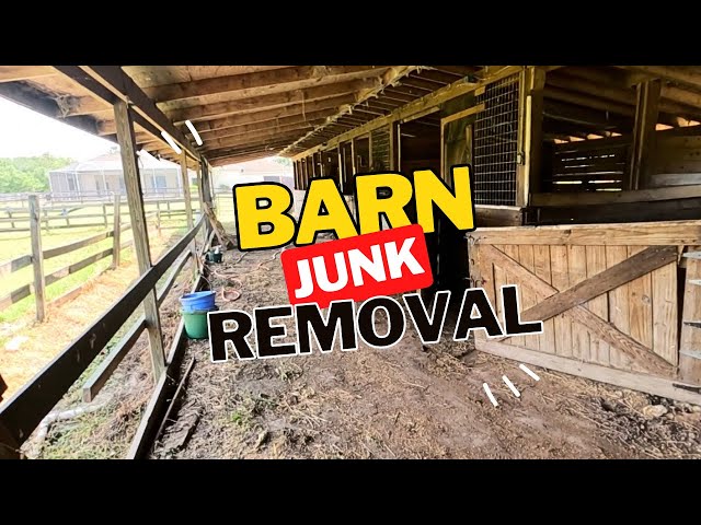 Watch This Messy Barn Be Turned Back To It’s Beautiful Clean State!