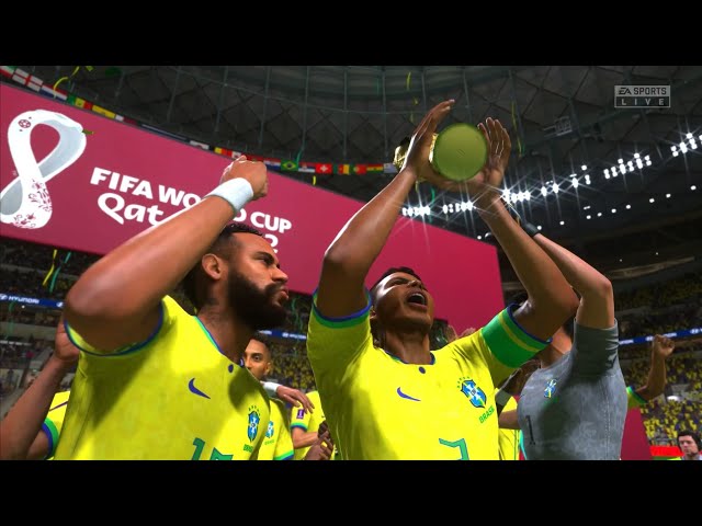 BRASIL X ARGENTINA-FINAL DA COPA DO MUNDO O JOGO DO HEXA PS5 FIFA 23