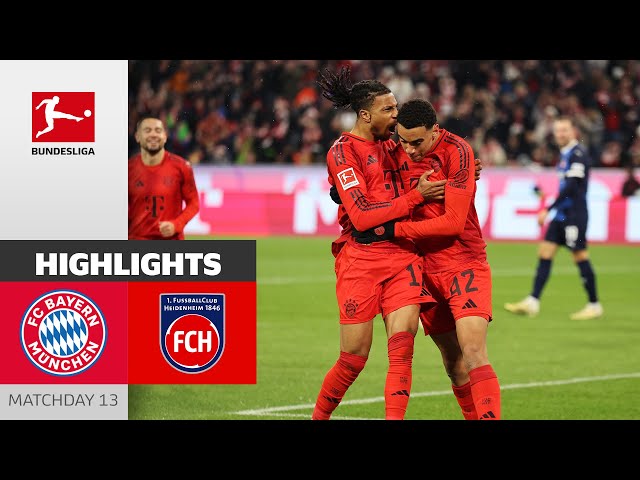 Magic-Musiala-Brace! | FC Bayern München - 1. FC Heidenheim 1846 4-2 | Highlights | Matchday 13