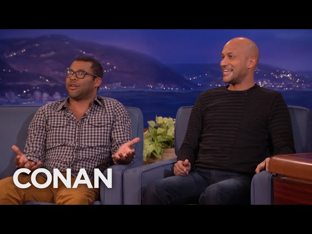 Key and Peele On The Most Annoying Background Extra Ever | CONAN on TBS