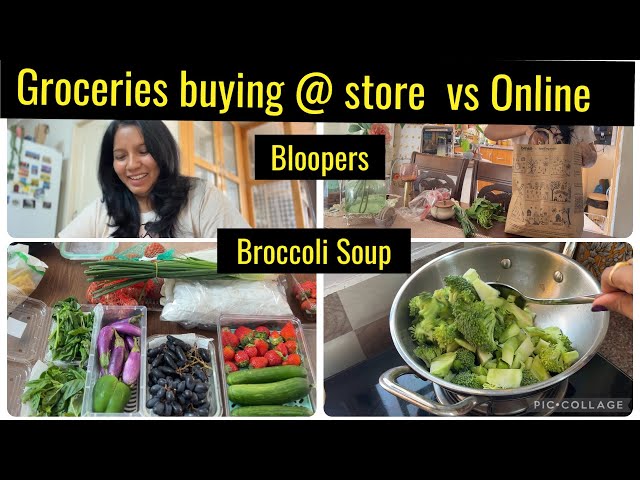 Shopలో కొంటారా?Online కొంటారా? Broccoli soup| My views on  New Budget#teluguvlogs #home