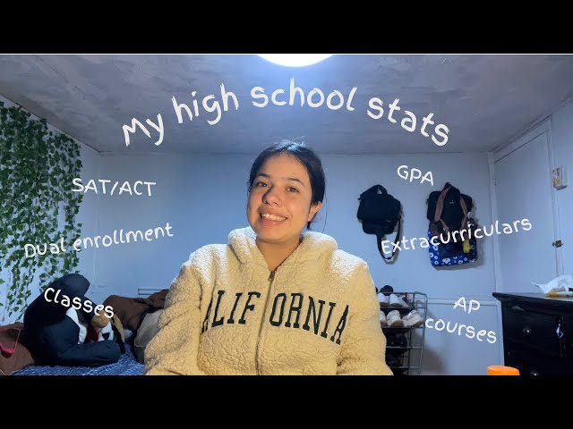 HIGH SCHOOL STATS THAT GOT ME INTO COLLEGE *COURSES, GPA, SCORES” AND  WHAT COLLEGE IM COMMITTING TO