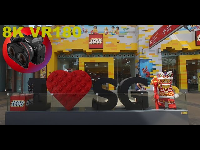 8K VR180 SINGAPORE LEGO Certified Store (Bricks World) - RWS June 2022 in 3D