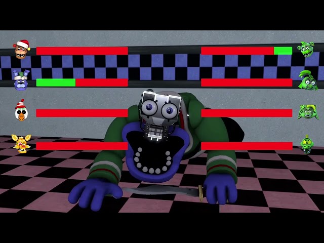 [SFM FNaF] Top 5 FNAF vs Fights WITH Healthbars (Aug 2024)