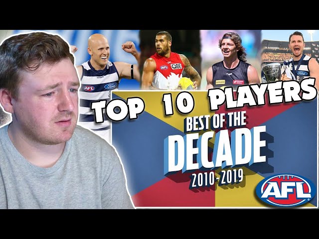 HOCKEY FAN REACTS: AFL Top 10 Players of the Decade: 2010-2019