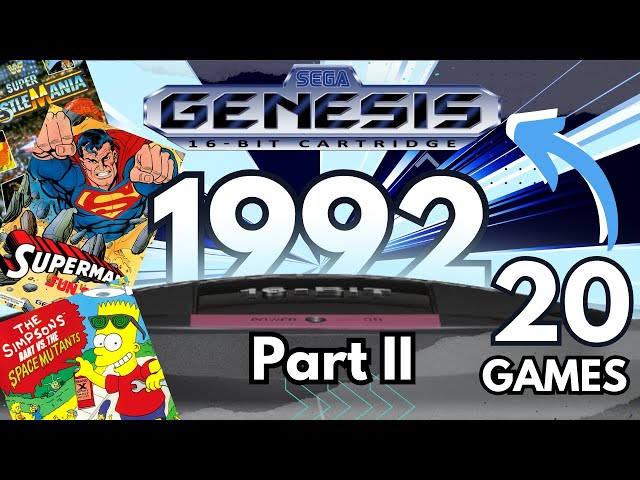 20 Sega 🔵GENESIS games released in 1992 (Pt.  2)