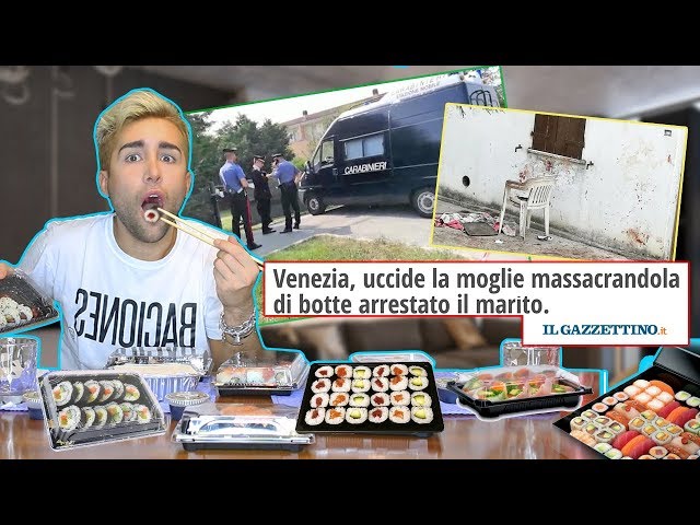 IL MIO VICINO È UN KILLER: MUKBANG SUSHI *DRAMA* | GIANMARCO ZAGATO