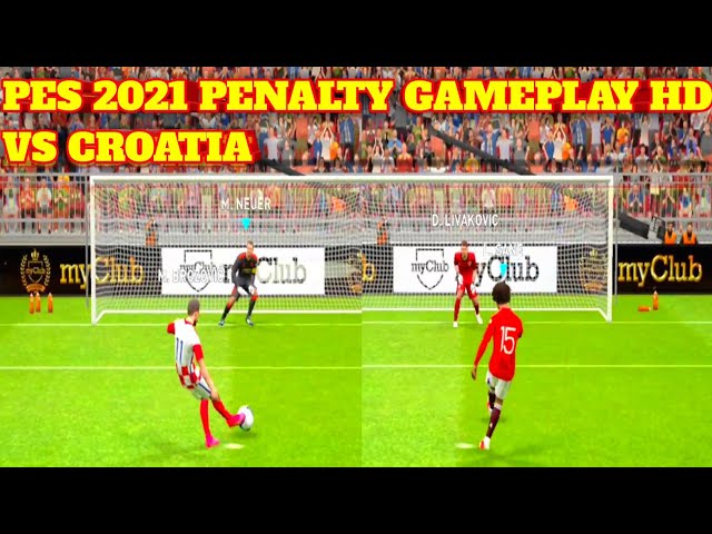 EFOOTBALL PES 2021 PENALTY GAMEPLAY HD 60FPS | Vs CROATIA.