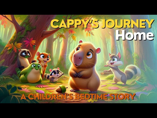 Cappy's Journey Home | Capybara Bedtime Story | Children's Sleep Meditation & Relaxation