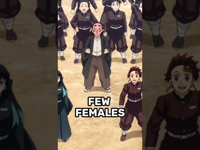 Why Most Demon Slayers Are Male #demonslayer  #shorts #kimetsunoyaiba #kny