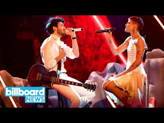 Sebastian Yatra & Halsey Give Intimate Performances of 'Without Me' & 'My Only One' | Billboard News