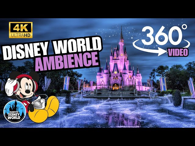 POV 360 Degree Video 4K Ambience Disney World Magic Kingdom