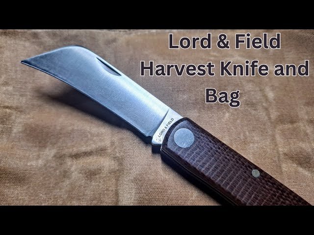 Lord & Field Farmhand Knife/Canvas Bag