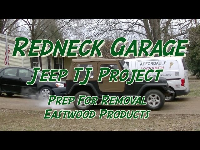 Jeep TJ Project - It Runs ! - Prep For Engine Removal - Eastwood Products