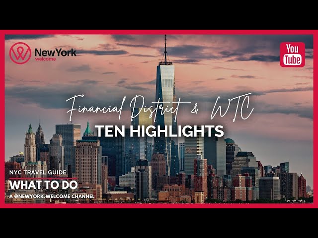 FINANCIAL DISTRICT & WTC // What to See in NYC // 10 Highlights of Downtown NY (2021)