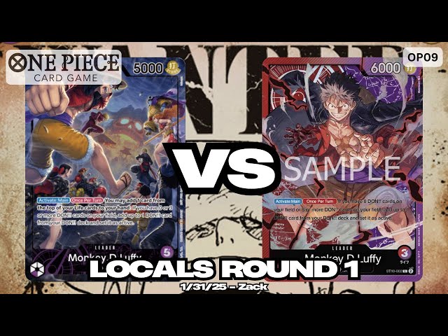 Purple Luffy VS RP Luffy | OP09 Locals Gameplay