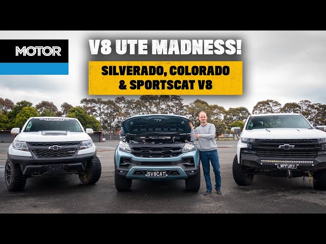 V8 utes galore: HSV SportsCat V8, supercharged Silverado and Colorado ZR2 V8 | MOTOR