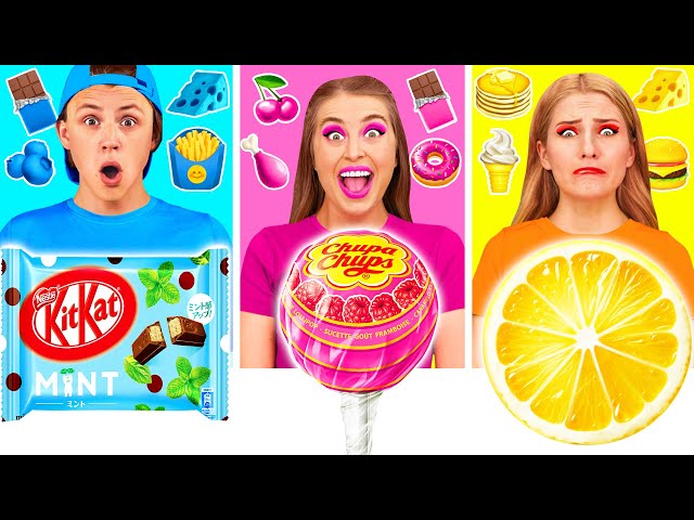 Food of The Same Colors Challenge | Prank Wars by TeenTeam Challenge