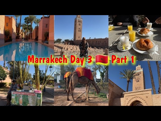 Marrakech Day 3 🇲🇦 Part 1 | Our Apartment Tour | Going to Kutubiyya Mosque  & Menara Mall