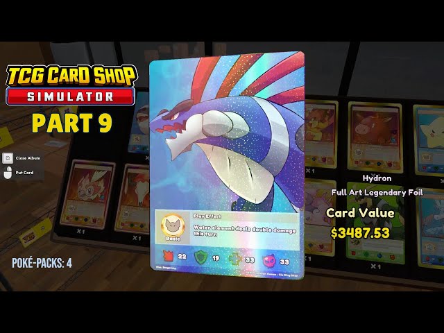 LEGENDARY! So Many POKEMON Packs to Open! TCG Card Shop Simulator, Part 9