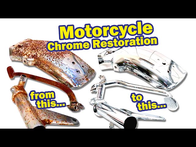 How to restore the chrome on motorcycle parts