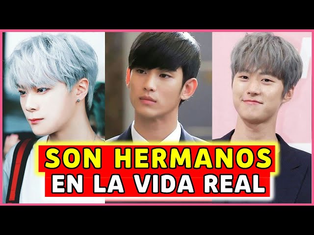 ¡SORPRESA! 10 ACTORES COREANOS que son HERMANOS en la VIDA REAL y NO LO SABÍAS