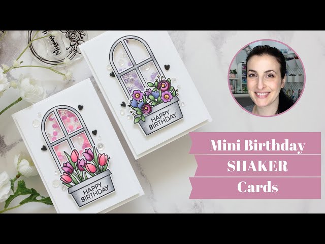 Mini BIRTHDAY SHAKER Cards