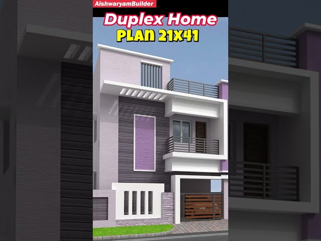 சென்னையில் அடக்கமான அழகான 2#duplex ஹவுஸ் பிளான் 21x37 #chennai @AishwaryamBuilder