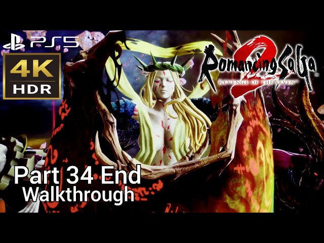 [Walkthrough Part 34 End] Romancing SaGa 2: Revenge of the Seven (Japanese Voice) 4K HDR PS5